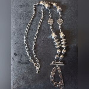 Boho Chunky long necklace NWOT